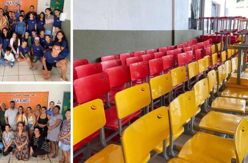  Prefeitura de Medeiros Neto destina mais de 150 kits de mobiliário escolar para escolas de Nova Lídice