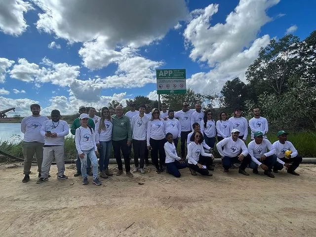  Servidores da Secretaria de Meio Ambiente de Teixeira realiza visita na Usina Santa Maria
