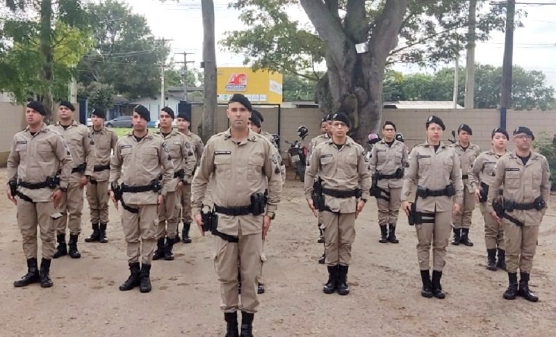  Novos policiais militares reforçam policiamento em Teixeira de Freitas