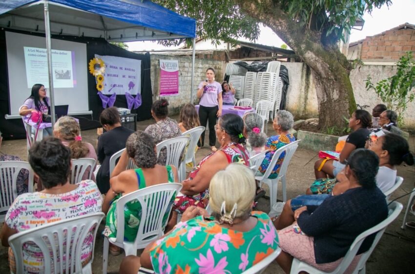  Agosto Lilás: roda de conversa no CRAS Castelinho promove diálogo e empoderamento contra a violência de gênero