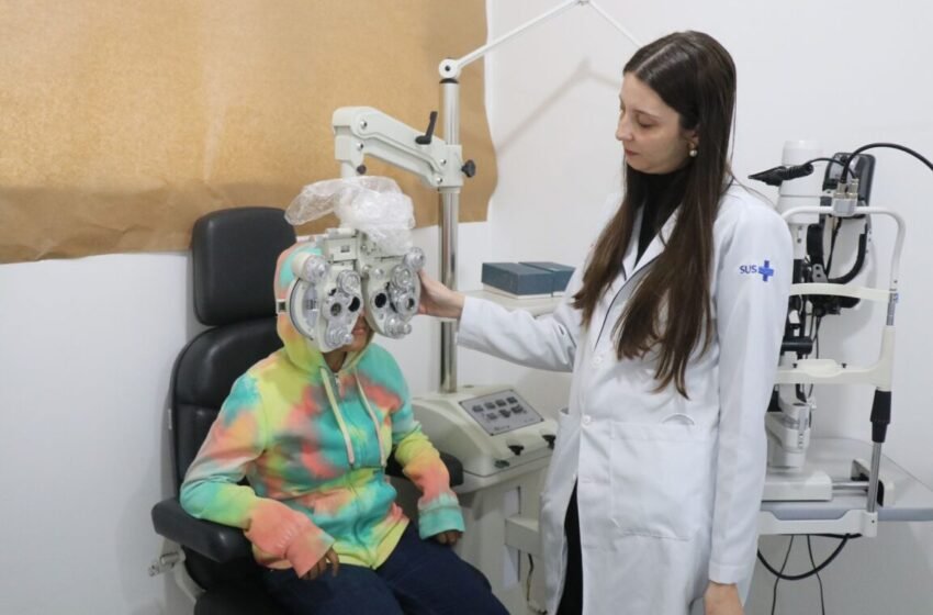  Estudantes da rede pública recebem consultas oftalmológicas no CER IV