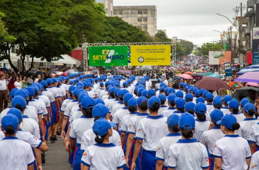  Saiba como foi o Desfile Cívico Militar em homenagem à proclamação da independência do Brasil nesta quinta (07)