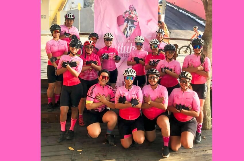  Pedal Outubro Rosa: Grupo de Ciclismo Medeiros Bike realiza passeio cicl&iacute;stico contra c&acirc;ncer de mama