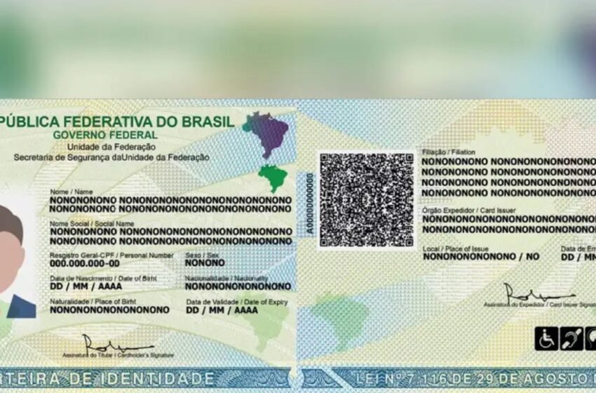  Novo RG poderá ser feito em qualquer posto SAC gratuitamente a partir desta segunda-feira