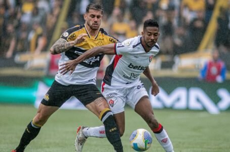 Em Santa Catarina, Vitória vence o Criciúma e abre quatro pontos da zona de rebaixamento