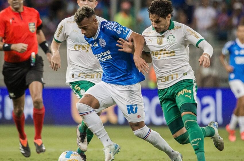 Bahia sai na frente, mas é derrotado de virada pelo Palmeiras e perde chance de voltar ao G-7