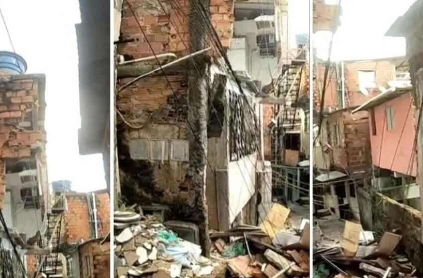  Marquise de prédio desaba no Acupe de Brotas; ninguém ficou ferido