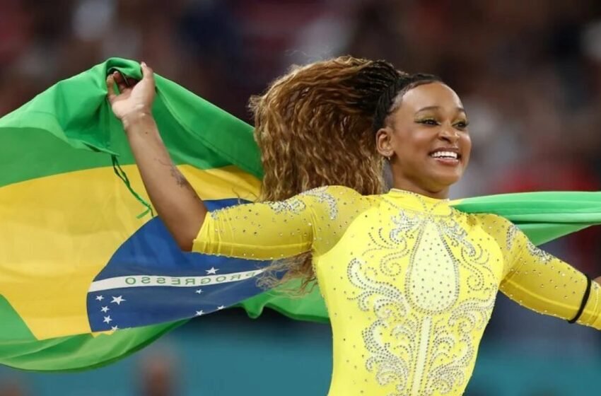  Rebeca Andrade é eleita uma das 100 mulheres mais inspiradoras do mundo