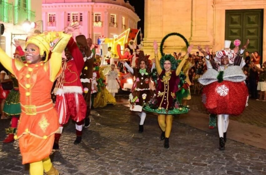  Natal Salvador levará ao Centro Histórico iluminação especial, atrações musicais e desfiles a partir de sábado