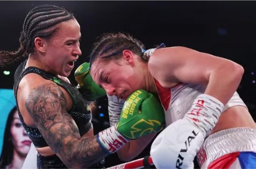  Bia Ferreira defende seu título mundial de boxe pela primeira vez