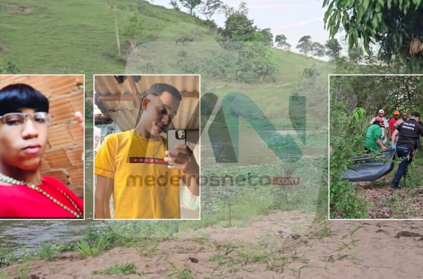  V&Iacute;DEO: TRAG&Eacute;DIA: Irm&atilde;os de 18 e 21 anos morrem afogados no Rio Alcoba&ccedil;a, em Juracitaba, interior de Medeiros Neto