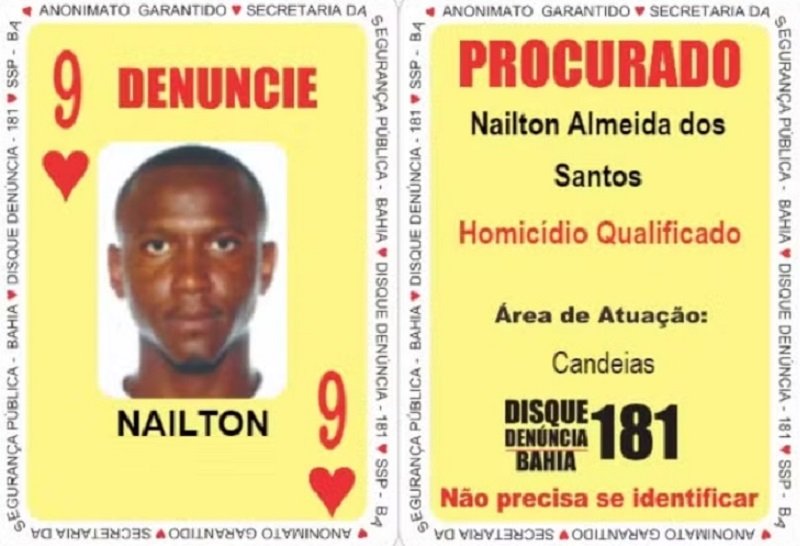  ‘Nove de Copas’ do Baralho do Crime da SSP-BA é preso durante operação em São Paulo