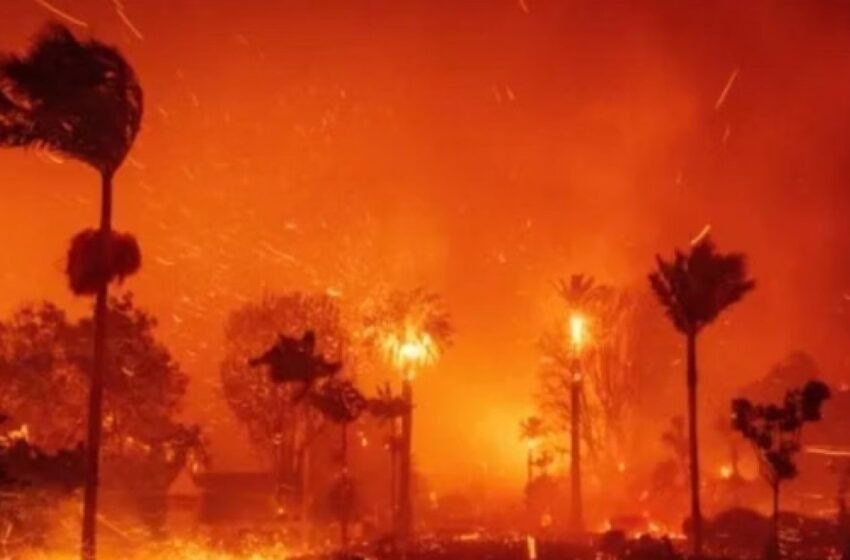  Fogos de artifício do Ano Novo podem ser origem dos incêndios em Los Angeles