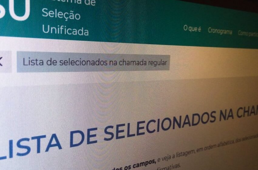  Inscrições para o Sisu terminam nesta terça-feira