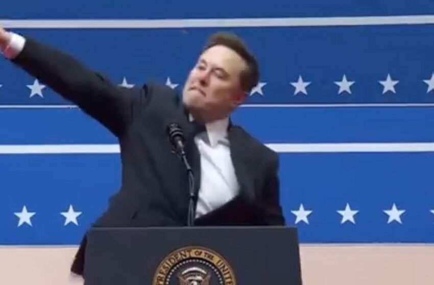  Gesto de Elon Musk durante discurso gera discussões nas redes sociais