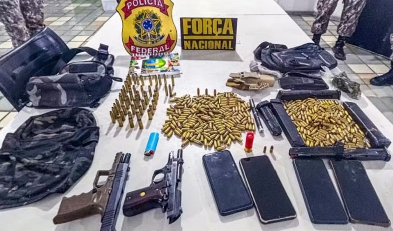  Grupo é detido com armas e munições em área de conflitos indígenas