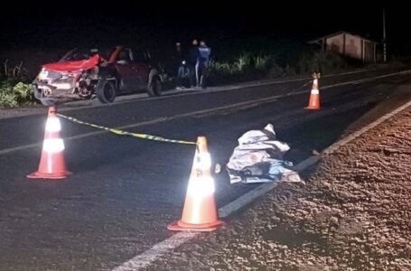 Ciclista morre ao atravessar a BR-101 e ser atingido por carro no distrito de Montinho em Itabela