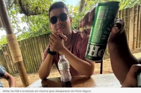 Militar da Força Aérea é localizado em Caraíva após mobilização por desaparecimento