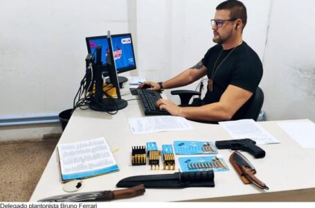 Polícia Civil prende suspeito de vender armas e encontra mais de 120 munições em fazenda em Teixeira de Freitas